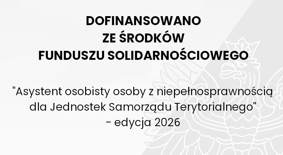 Asystent osobisty osoby niepełnosprawnej – edycja 2026