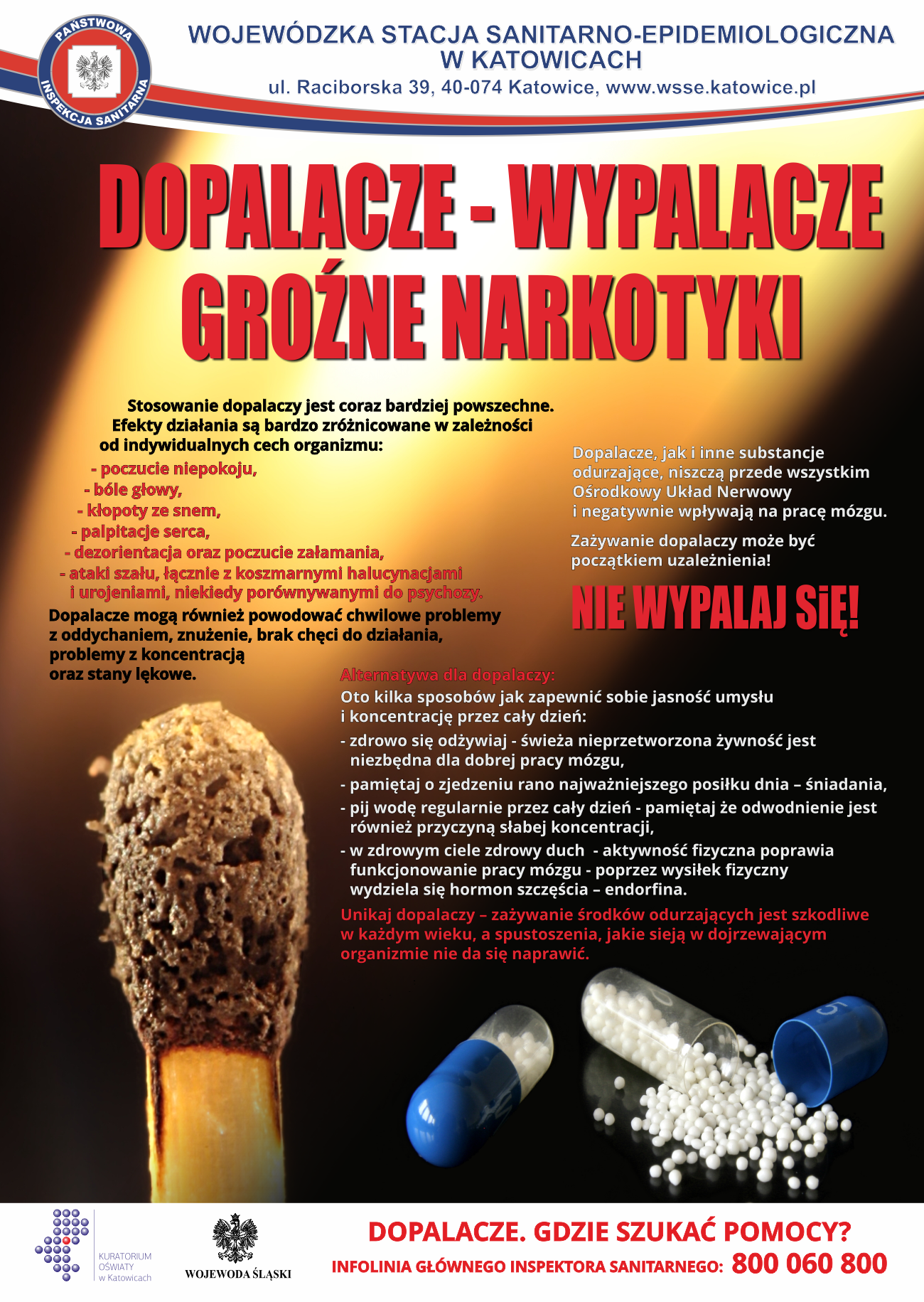 plakat dopalacze