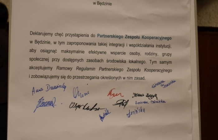 Uroczyste przystąpienie Partnerów